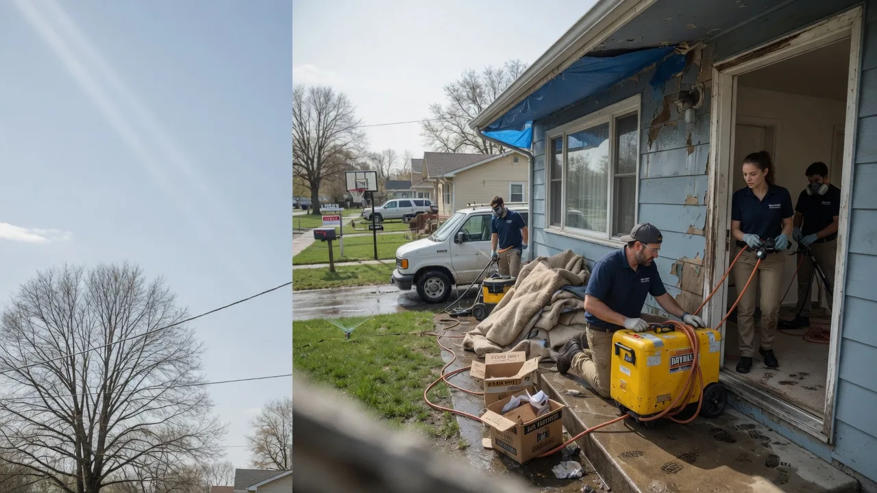 Basement Flood Cleanup in Burnsville, WV near me